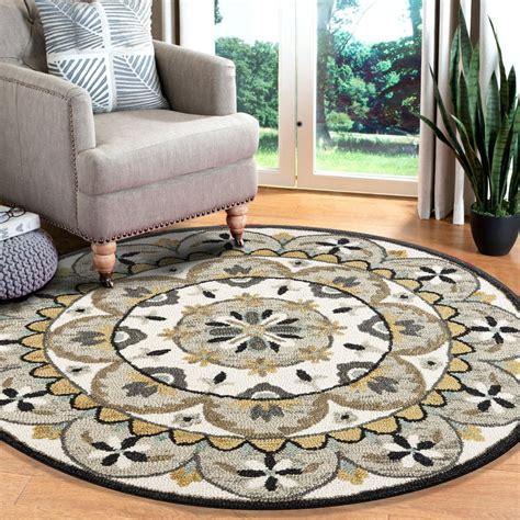 6 foot round area rugs - Ottoman Turquoise Medallion 6 ft. Round Washable Area Rug. Compare. More Options Available $ 75. 23 $ 83.23. Save $ 8.00 (10 %) Limit 7 per order (1401) Model ... 